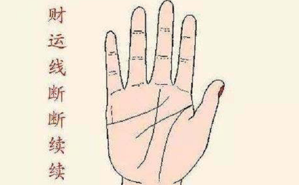 财运线分叉是好的还是不好的呢?一起看看财运线