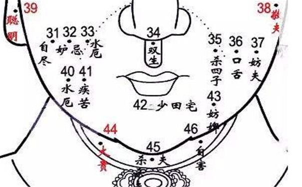 腮骨有痣