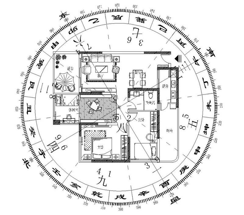 玄空风水排盘 2022年玄空飞星排盘